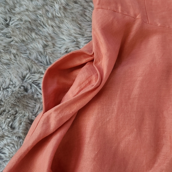 Roller Rabbit Jona Maxi Dress‎ In Mango Orange Women's Size XL - Picture 3 of 12